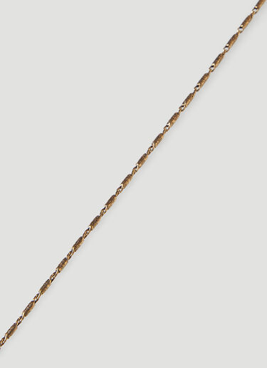 Alexander McQueen Molten Chain Necklace Gold amq0247063