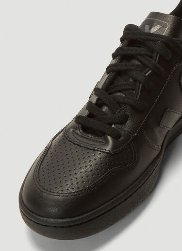 Veja V-10 CWL Faux-Leather Sneakers Black vej0142006