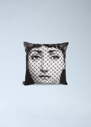 Fornasetti Burlesque Cushion Black wps0691883