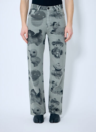 Vivienne Westwood Raymond 牛仔裤  米色 vvw0160002