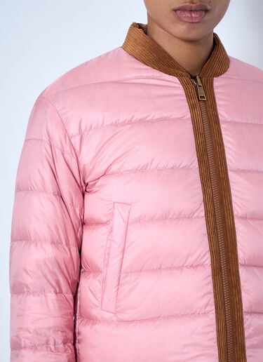 LN-CC® - Moncler: Blageon Corduroy Reversible Down Jacket - Brown Moncler Blageon Corduroy Reversible Down Jacket Brown mon0265061