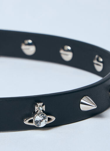 Vivienne Westwood Lio 皮革颈圈 黑色 vvw0258025