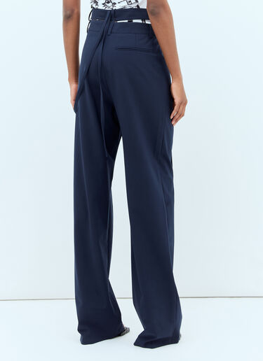 Ottolinger Signature Wrap Suit Pants Navy ott0253002