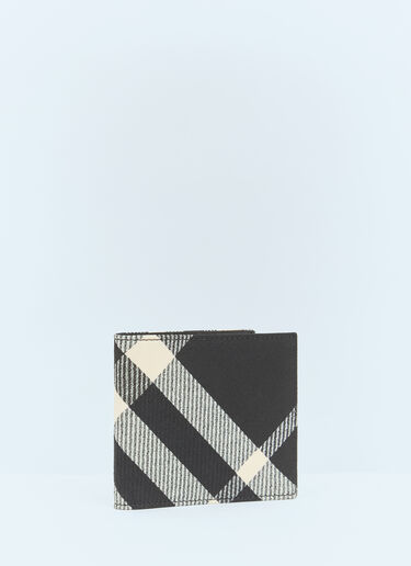 Burberry Check Bi-Fold Wallet Black bur0156022