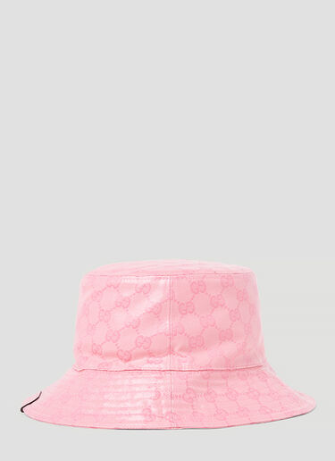 Gucci GG Jacquard Bucket Hat Pink guc0154055