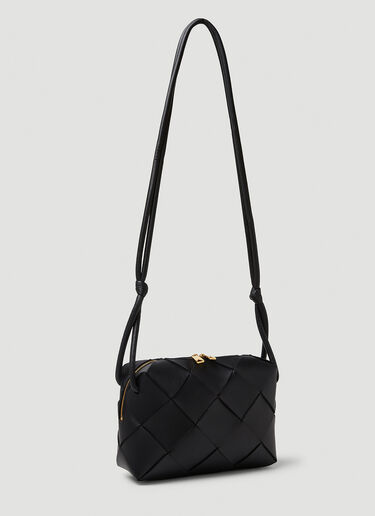 Bottega Veneta [인트레치아토] 카메라 백 스몰 숄더 백 블랙 bov0249036