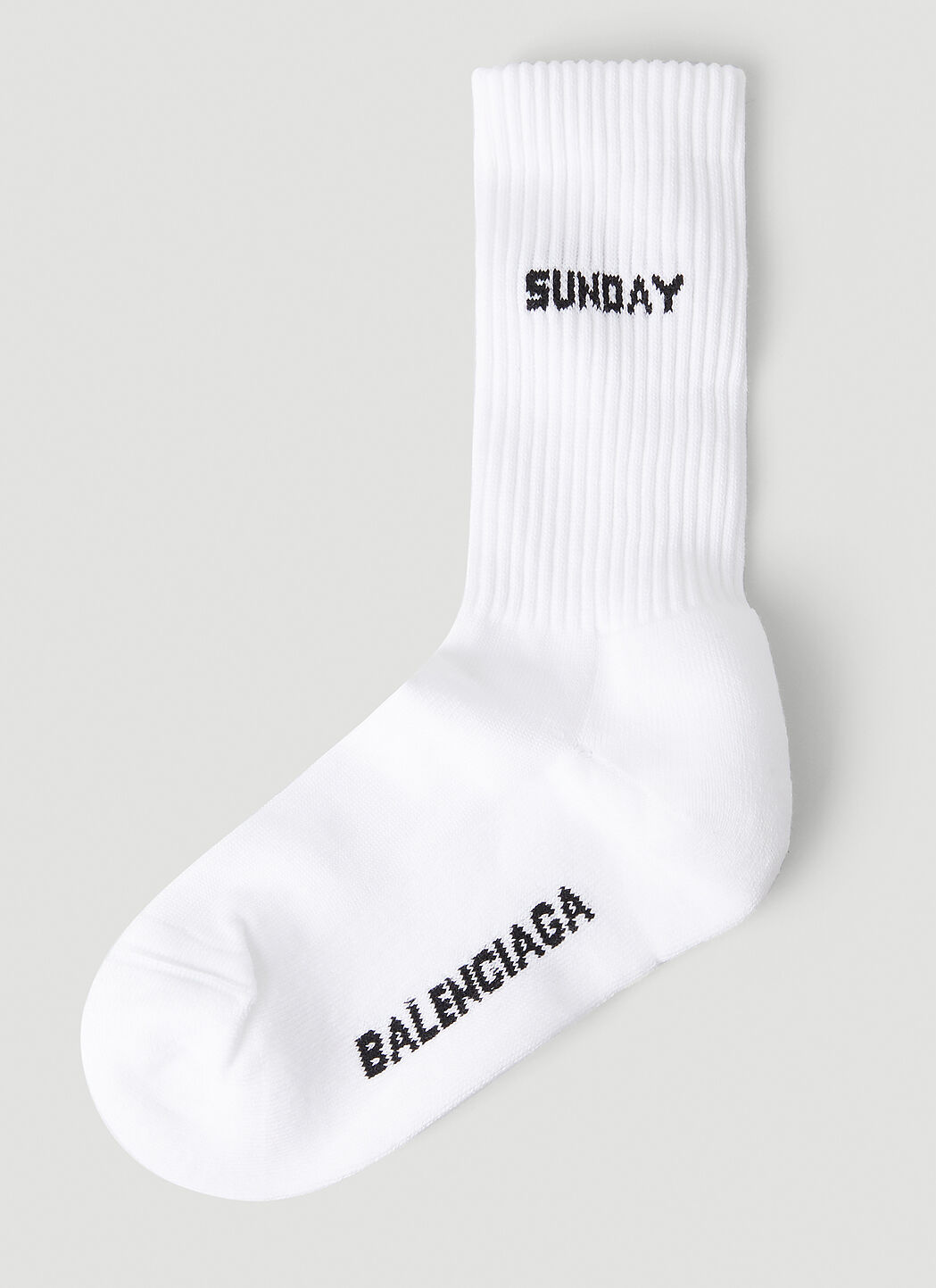 Balenciaga socks cheap white