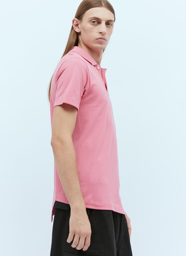 Comme des Garçons SHIRT x Lacoste Logo Embroidery Twisted Polo Shirt Pink cdg0154002