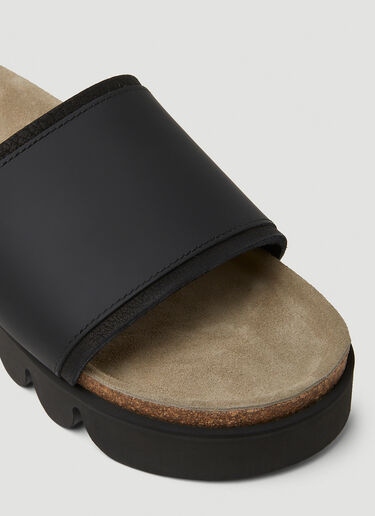 Hender Scheme Caterpillar Slip Ons in Black | LN-CC