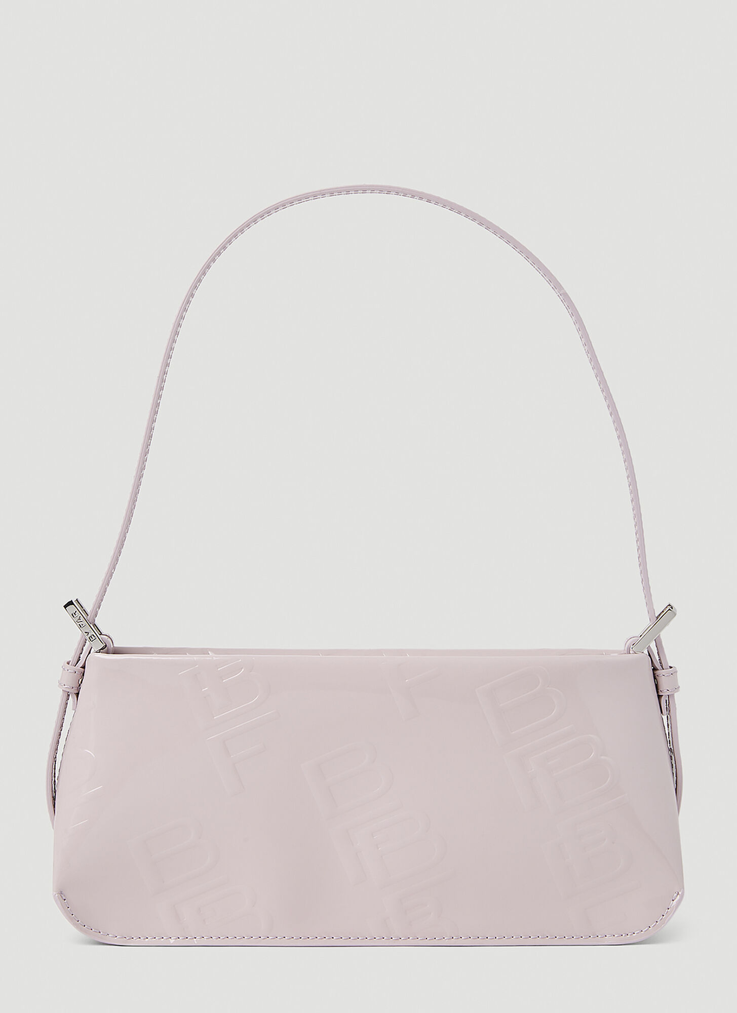 By Far Dulce Dawn Embossed Patent Leather Bag In Lilac