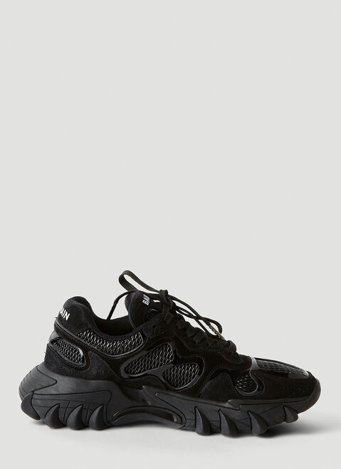 Walter Van Beirendonck B-East Suede Sneakers Black wlt0154018