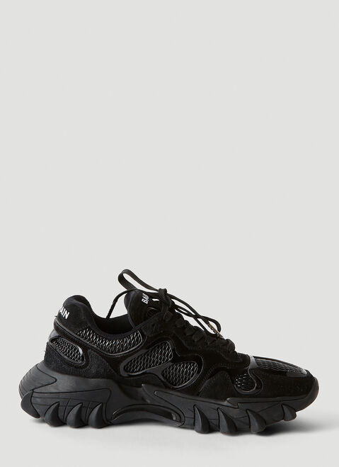 Balmain B-East Suede Sneakers Black bln0154001