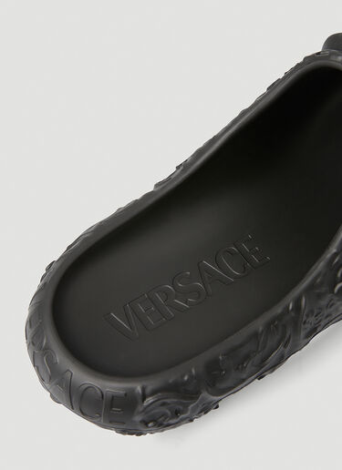 Versace Medusa Dimension Slides Black ver0149050