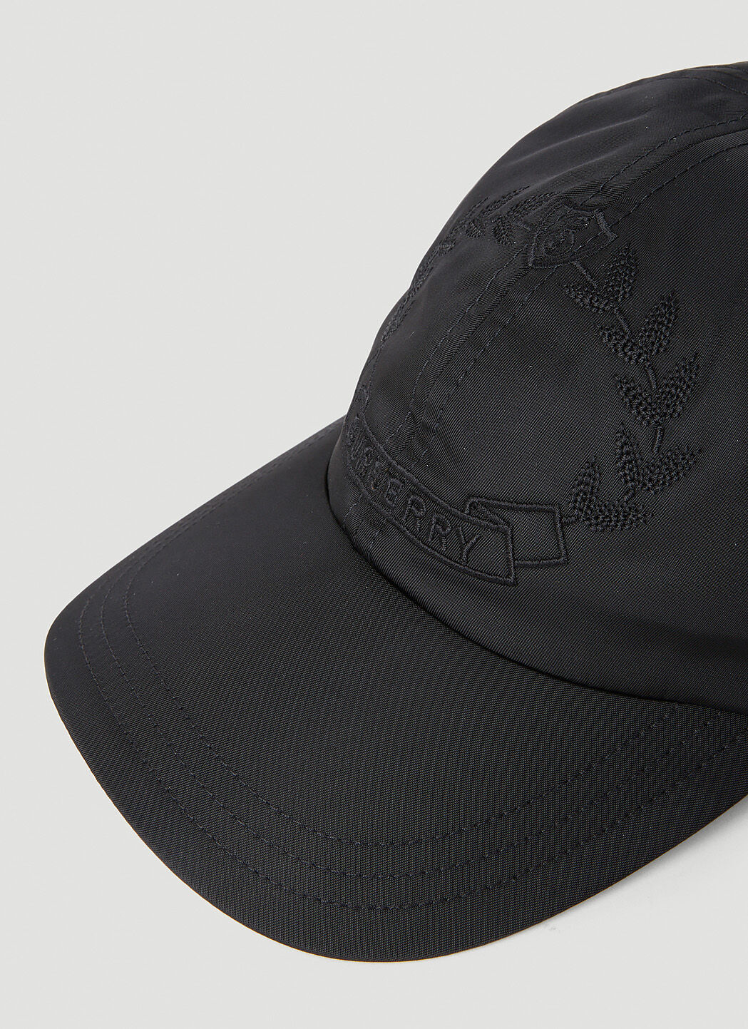 Burberry Gray Oak Leaf Crest Cap