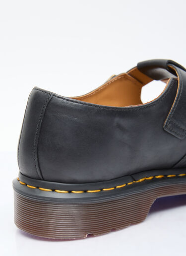 Dr. Martens T-Bar Leather Shoes Black drm0156012