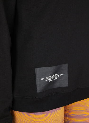 Marc Jacobs 徽标印花运动衫 黑 mcj0249006