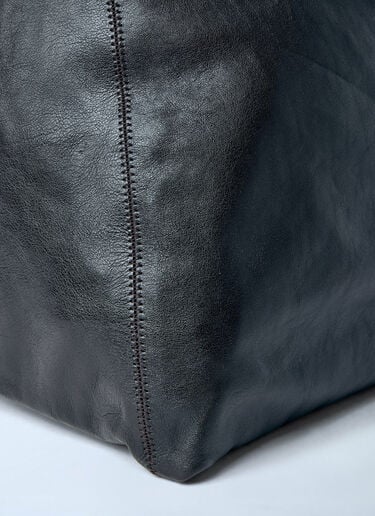 Lemaire Belted Hobo Shoulder Bag Dark Brown lem0264024