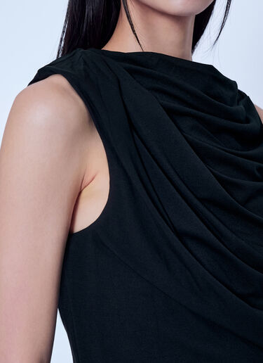 LN-CC® - Entire Studios: Drape Tank Top - Black Entire Studios Drape Tank Top Black ent0266014