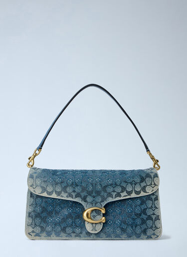 Coach Tabby Shoulder Bag 36 in Regenerative Cotton Denim Blue coa0265031