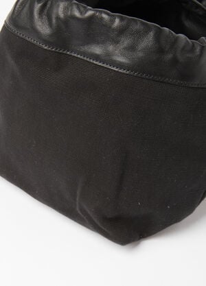 Jil Sander Drawstring Small Shoulder Bag Black jil0245034