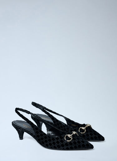 Gucci GG Slingback Pumps Black guc0261064