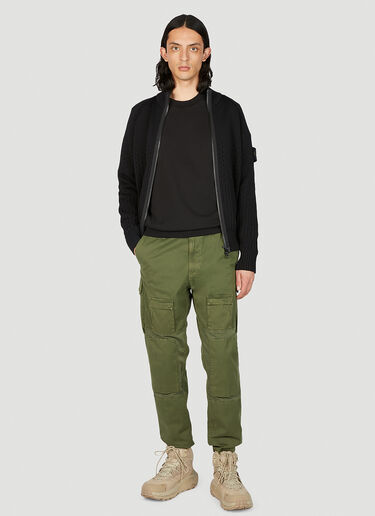 Compass Patch Sweatshirt Stone Island Compass Patch Sweatshirt Black sto0152063