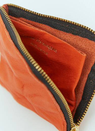 Comme des Garçons Wallet Washed Leather Wallet Orange cdw0354002