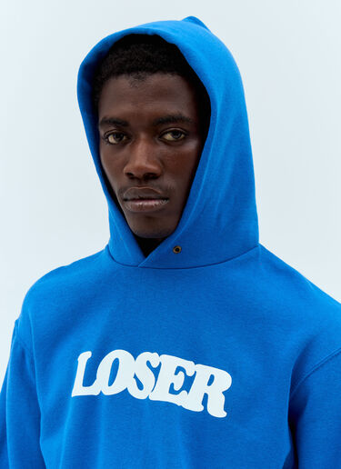CONNIE COSTAS Loser Hooded Sweatshirt Blue coc0158004