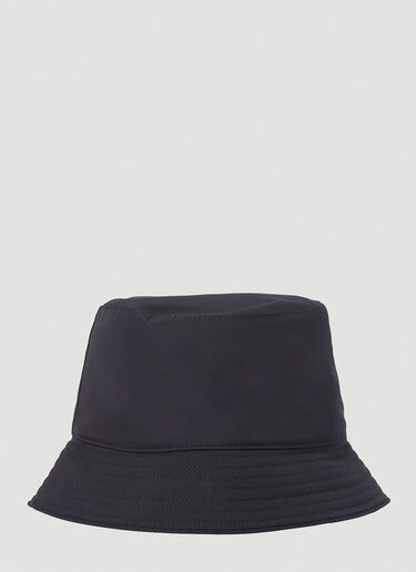 Alexander McQueen Logo Embroidery Bucket Hat Black amq0151112