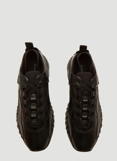 Rockaway Technical Leather Sneakers Acne Studios Rockaway Technical Leather Sneakers Black acn0136002
