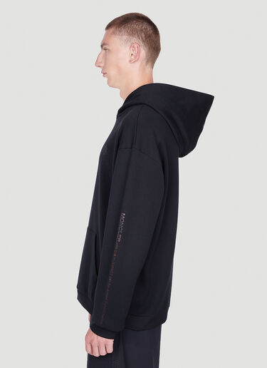Moncler 徽标印花连帽运动衫 黑色 mon0152036
