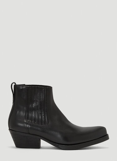 Our Legacy Cuban Ankle Boots Black our0142012