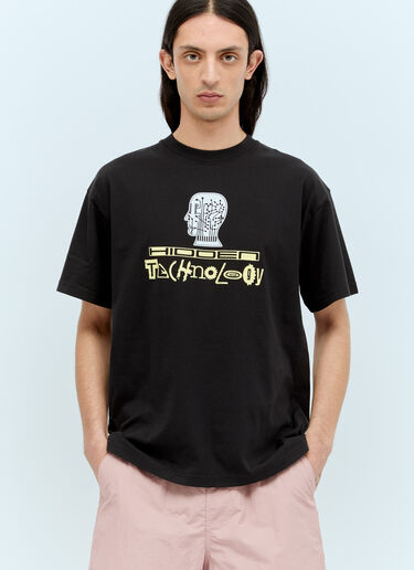 Brain Dead Hidden Tech T-Shirt Black bra0156013