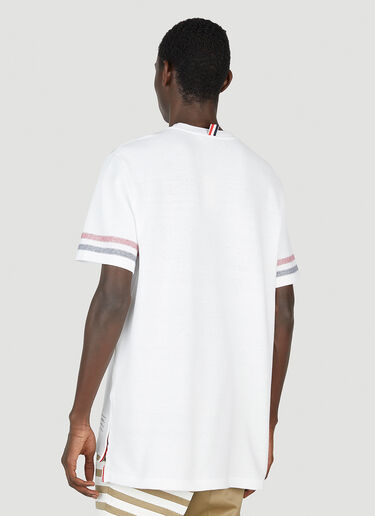 Thom Browne Textured T-Shirt White thb0151030