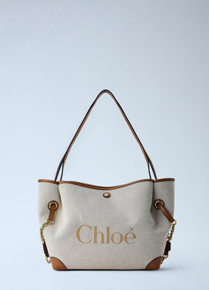 Chloé Clover Double Carry Bag Cream chl0265050