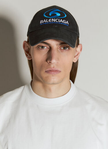 Surfer Baseball Cap Balenciaga Surfer Baseball Cap Black bal0355004