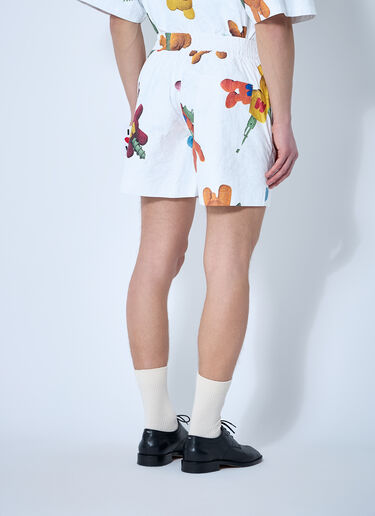 Walter Van Beirendonck Star Shorts White wlt0160003