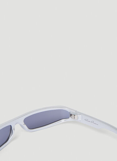 Rick Owens Fog Sunglasses Silver ris0353005