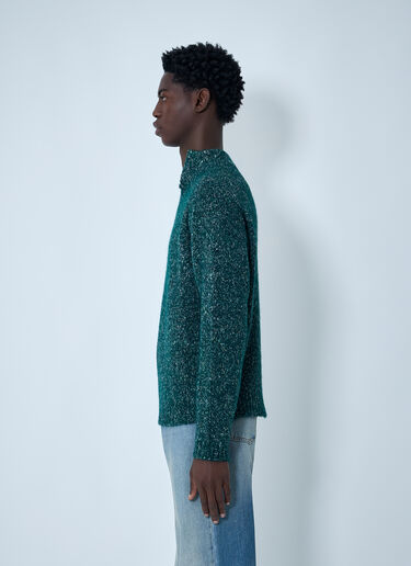 ERL Wool-Blend Sweater Green erl0162006
