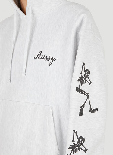 Stüssy Paradise Lost Hooded Sweatshirt Light Grey sts0152047