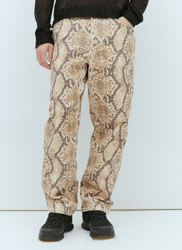 Stüssy Washed Canvas Big Ol' Jeans Beige sts0153011