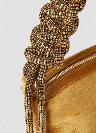 Crystal Cobra Pouch Shoulder Bag KARA Crystal Cobra Pouch Shoulder Bag Yellow kar0251012