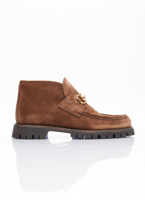 Stüssy Horsebit Ankle Boots Grey sts0350002