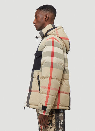 Rutland Reversible Down Jacket Burberry Rutland Reversible Down Jacket Beige bur0153003