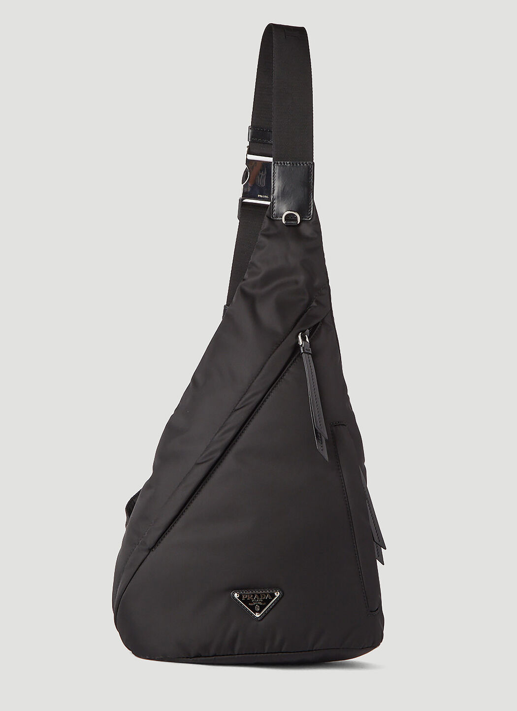 Prada Recycled Nylon One Shoulder Backpack in Black LN CC