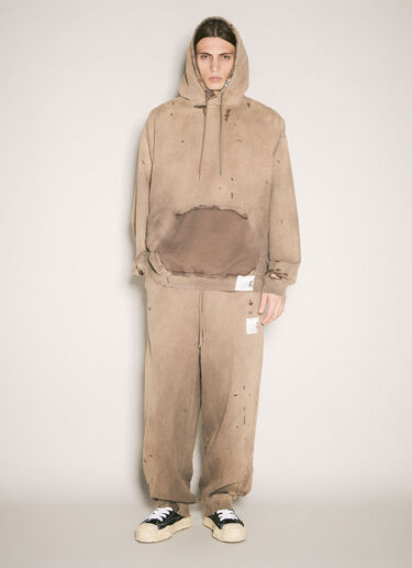 Maison Mihara Yasuhiro Sun Faded Track Pants Brown mmy0158005