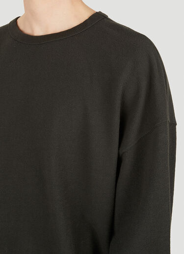Loose Fit Sweatshirt Applied Art Forms Loose Fit Sweatshirt Black aaf0150008