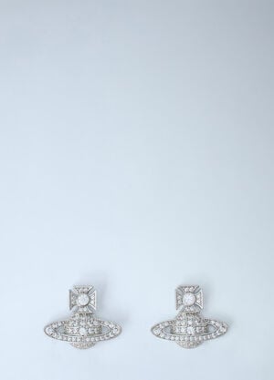 Vivienne Westwood Carmela Bas Relief Earrings Silver vvw0366023