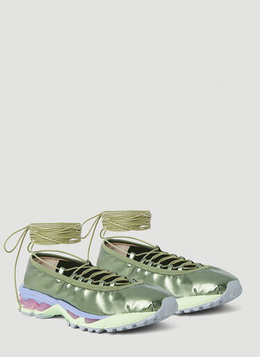 Kiko Kostadinov Ballet Hybrid Shoes Green kko0252021