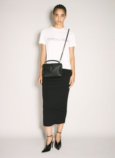 Saint Laurent 学院风单肩包 黑 sla0239057